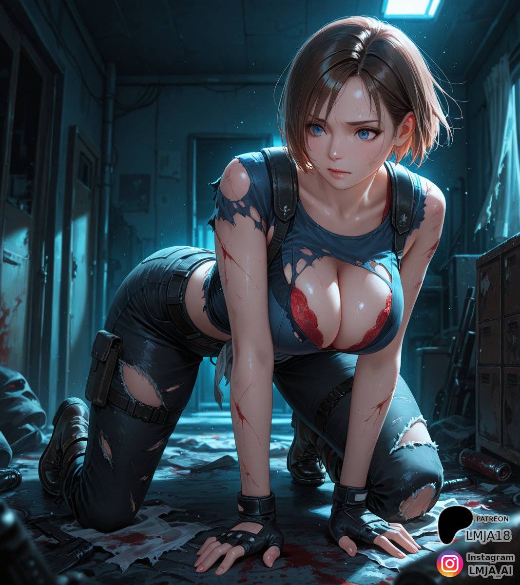 Jill's gotta be more careful-pixiv插画-作品交流服务