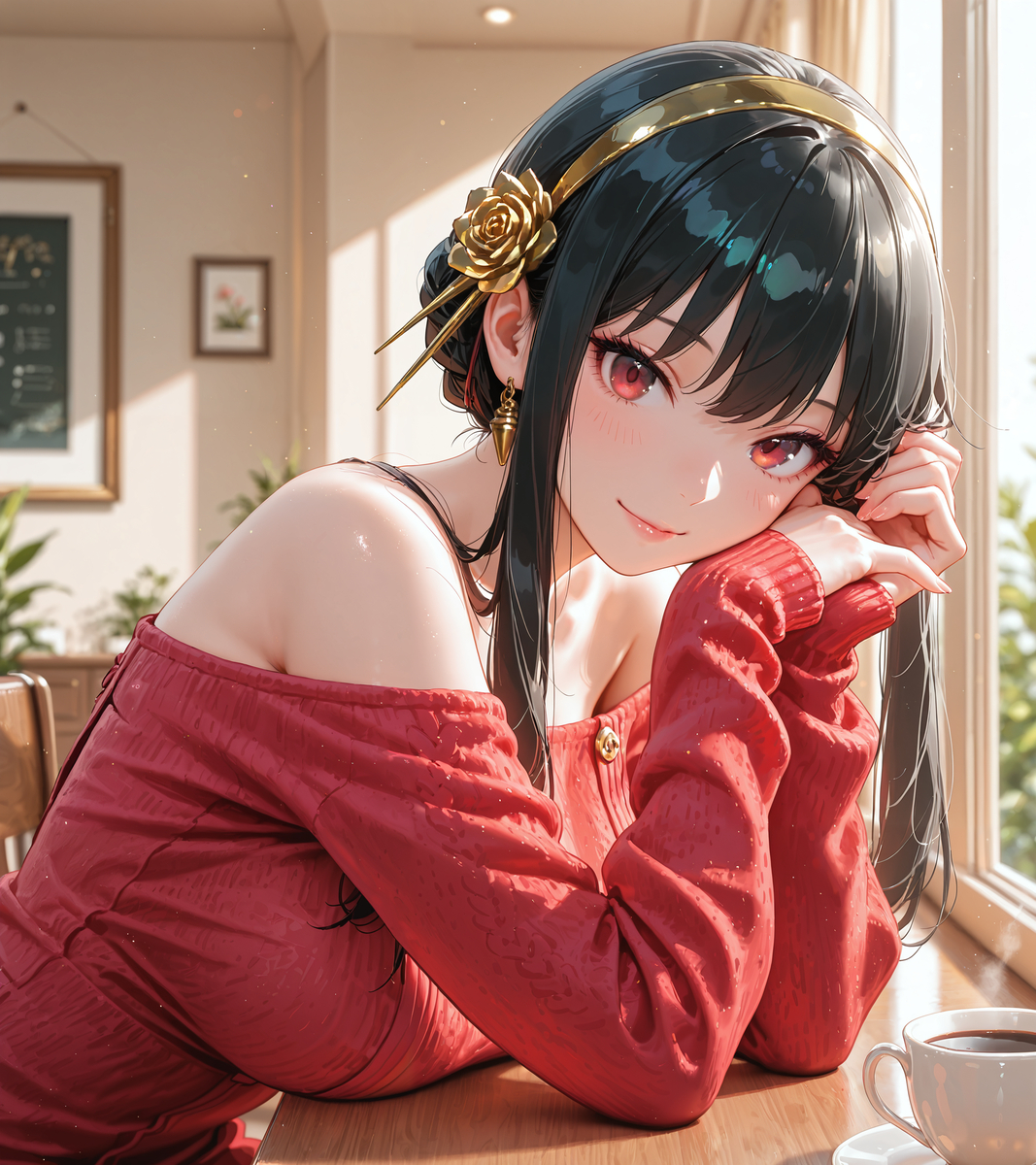 コーヒー飲もう？-pixiv插画-作品交流服务