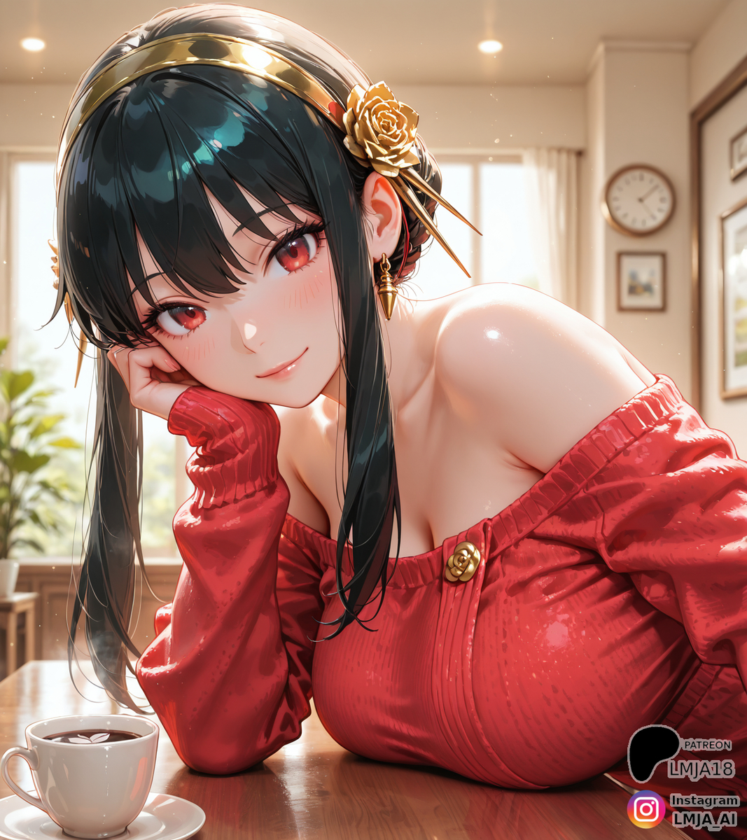 コーヒー飲みたい！-pixiv插画-作品交流服务