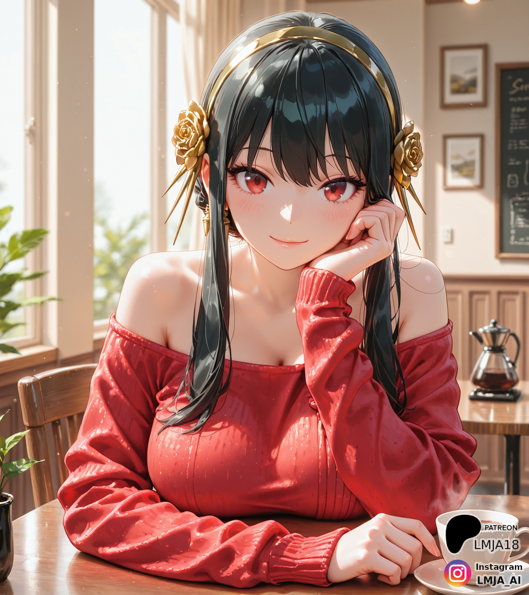 コーヒー飲みたい！-pixiv插画-作品交流服务