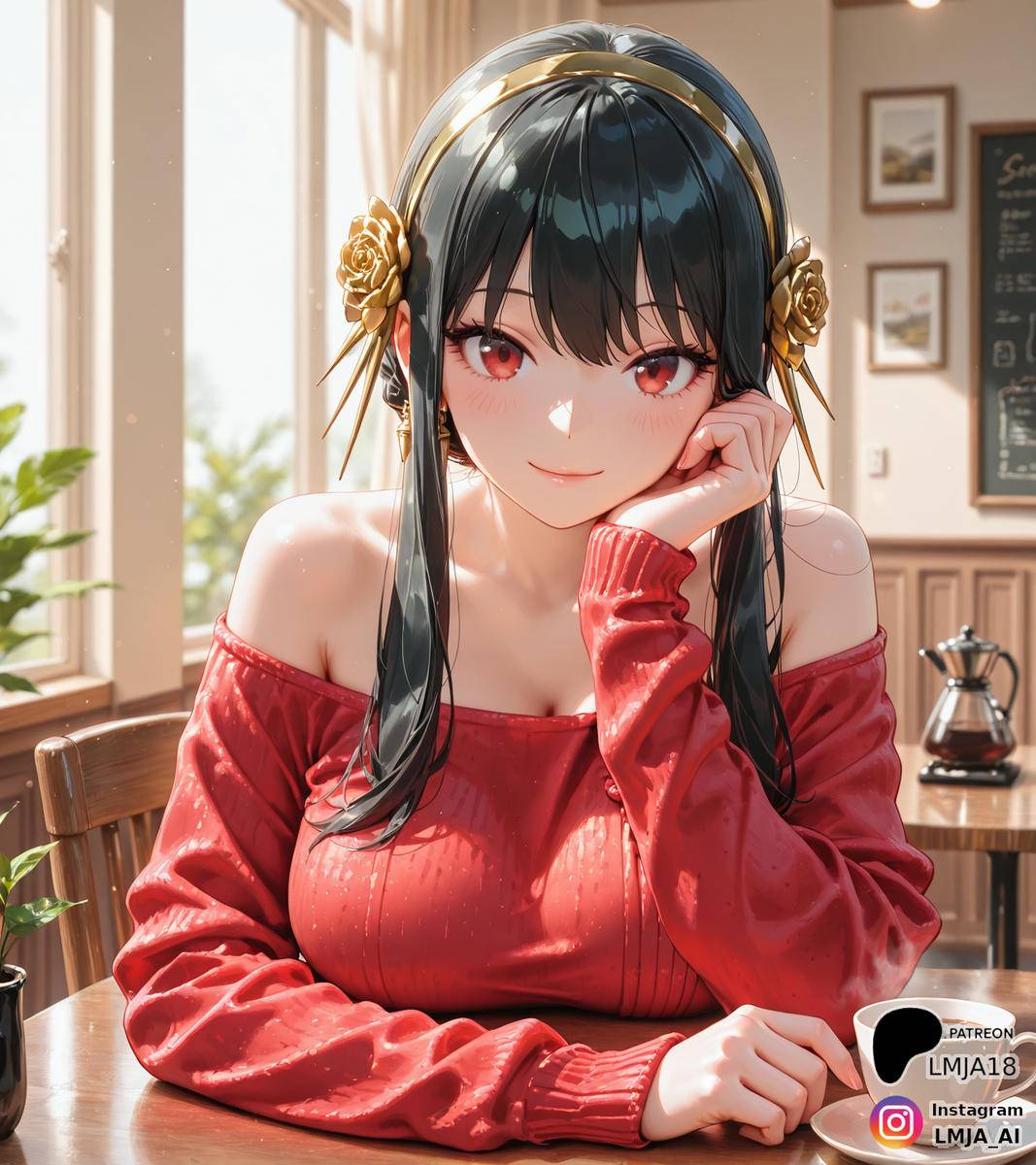 コーヒー飲みたい！-pixiv插画-作品交流服务