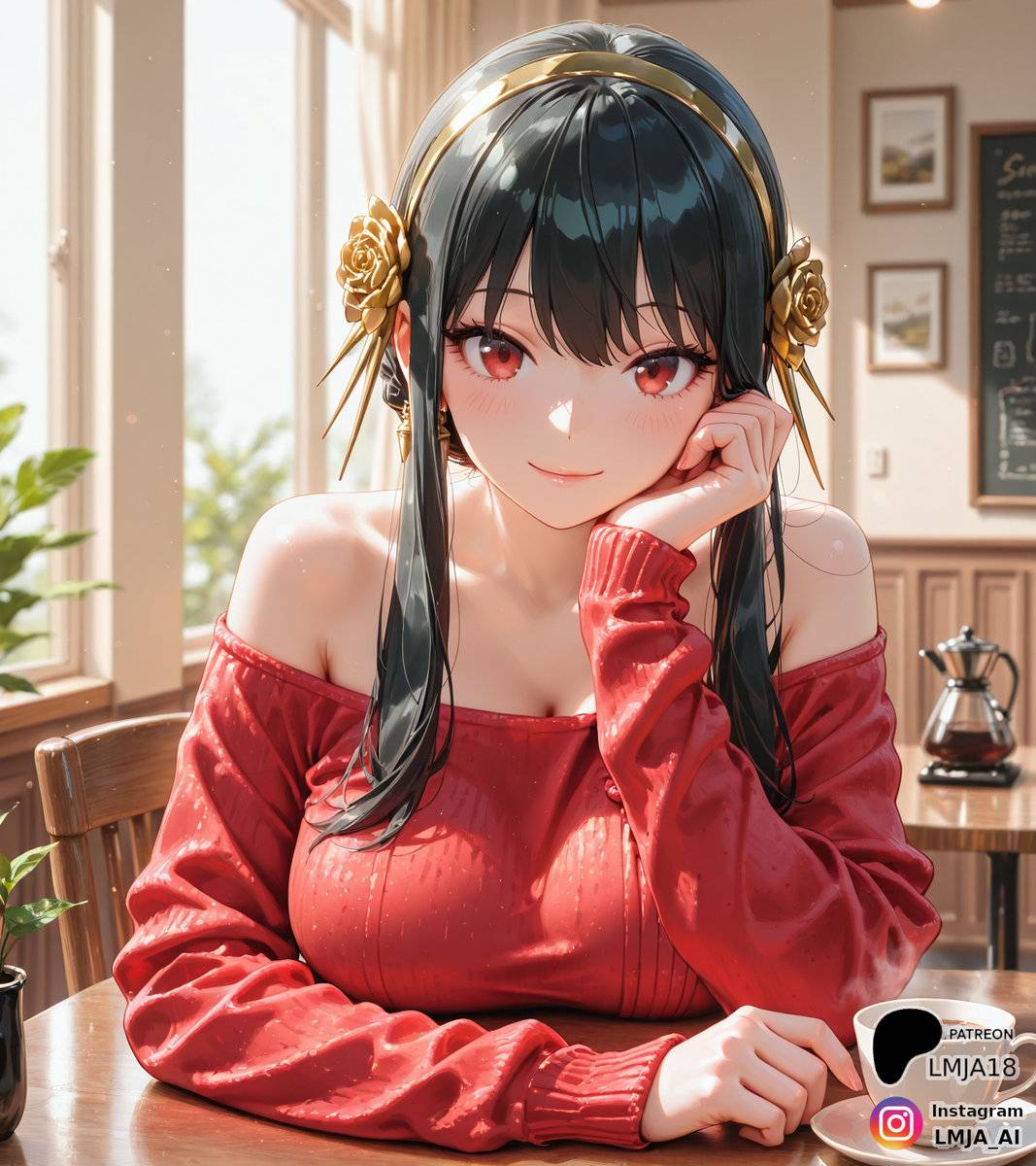 コーヒー飲みたい！-pixiv插画-作品交流服务