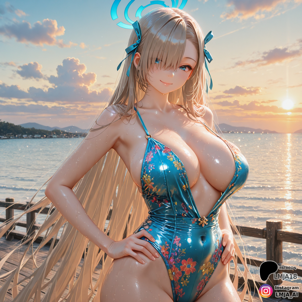 Trip to the pier?-pixiv插画-作品交流服务