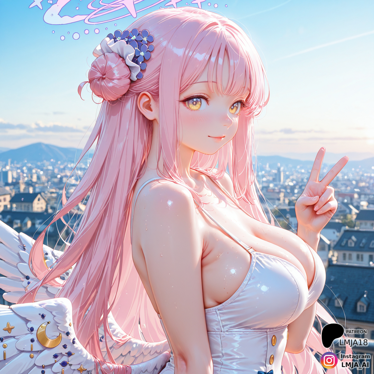 聖園ミカ-pixiv插画-作品交流服务