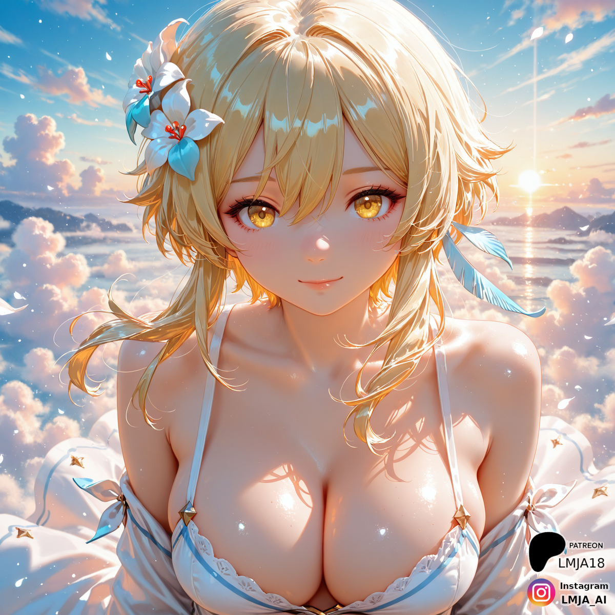 Genshin anyone?-pixiv插画-作品交流服务