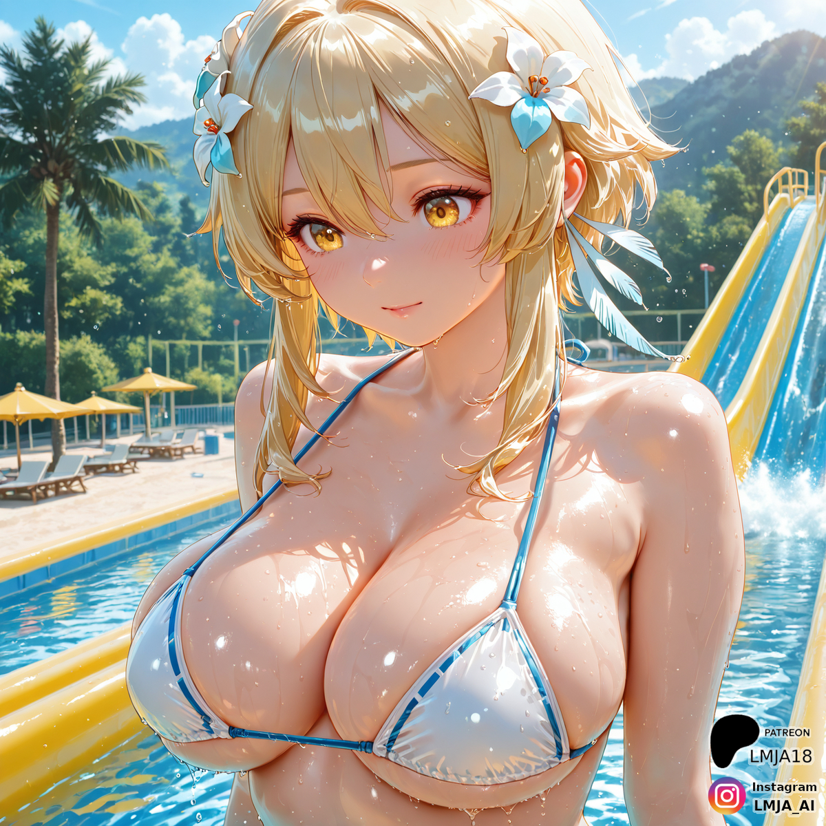 Where’s the genshin water park?-pixiv插画-作品交流服务