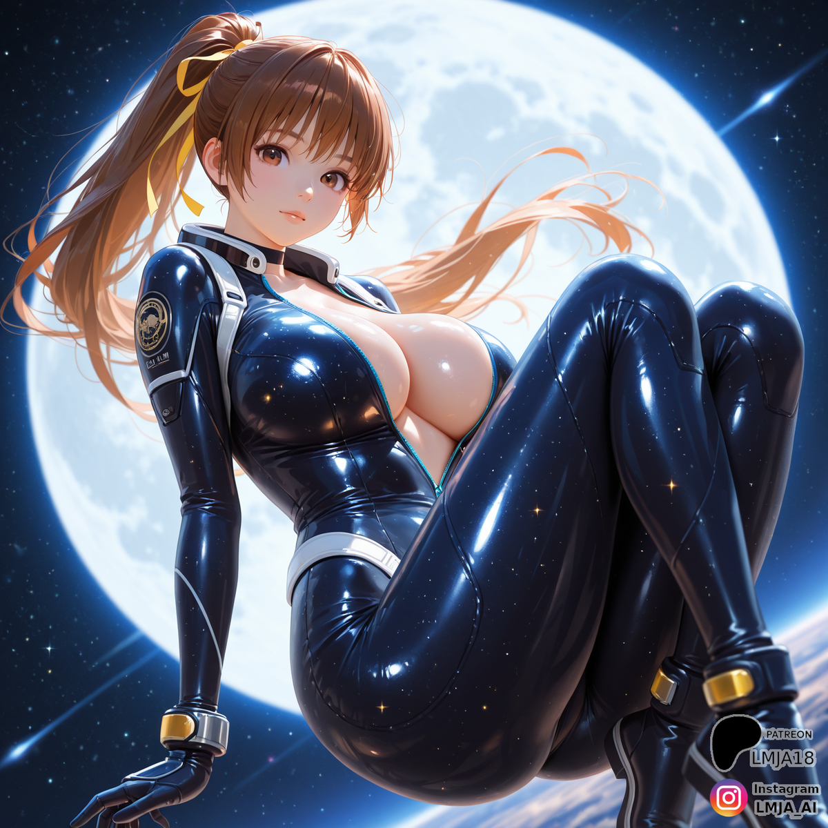 霞 in space!-pixiv插画-作品交流服务