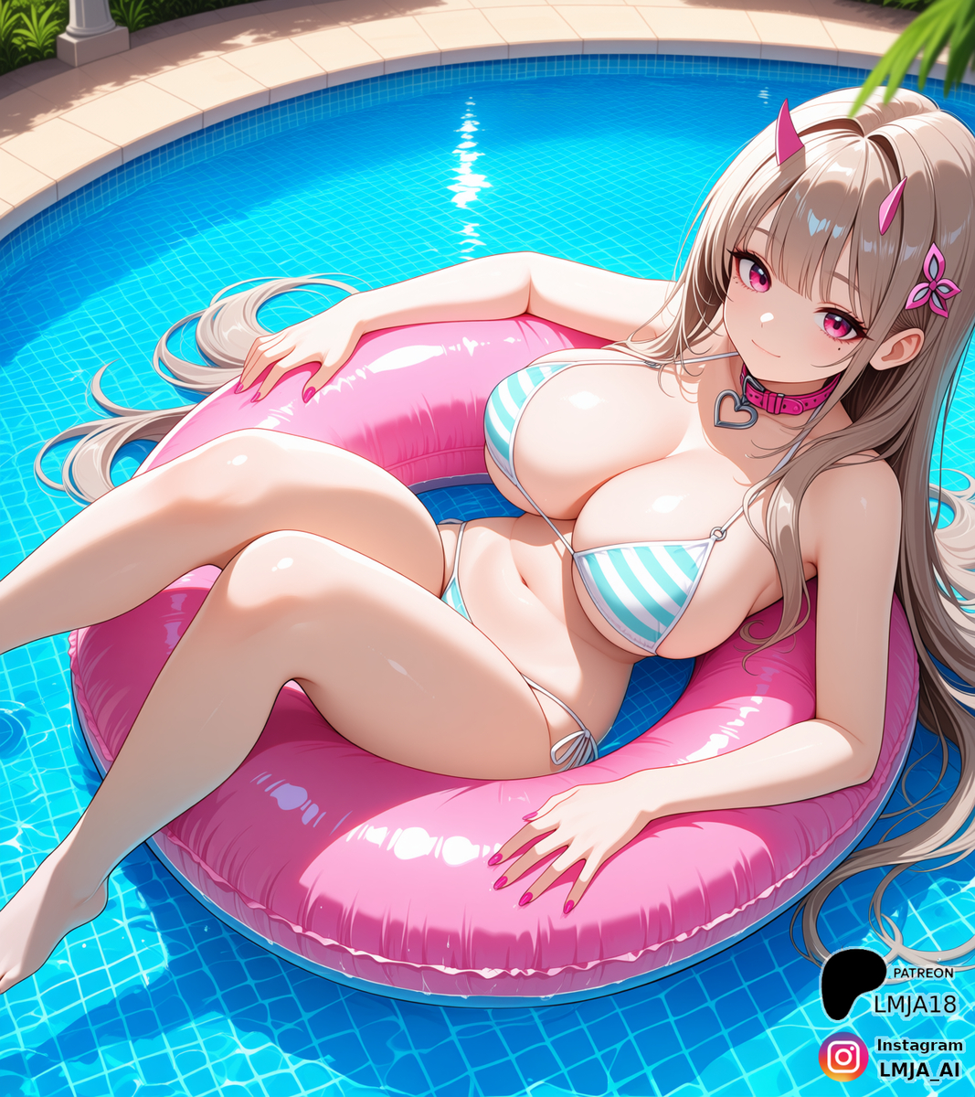 Nikke by the pool?-pixiv插画-作品交流服务