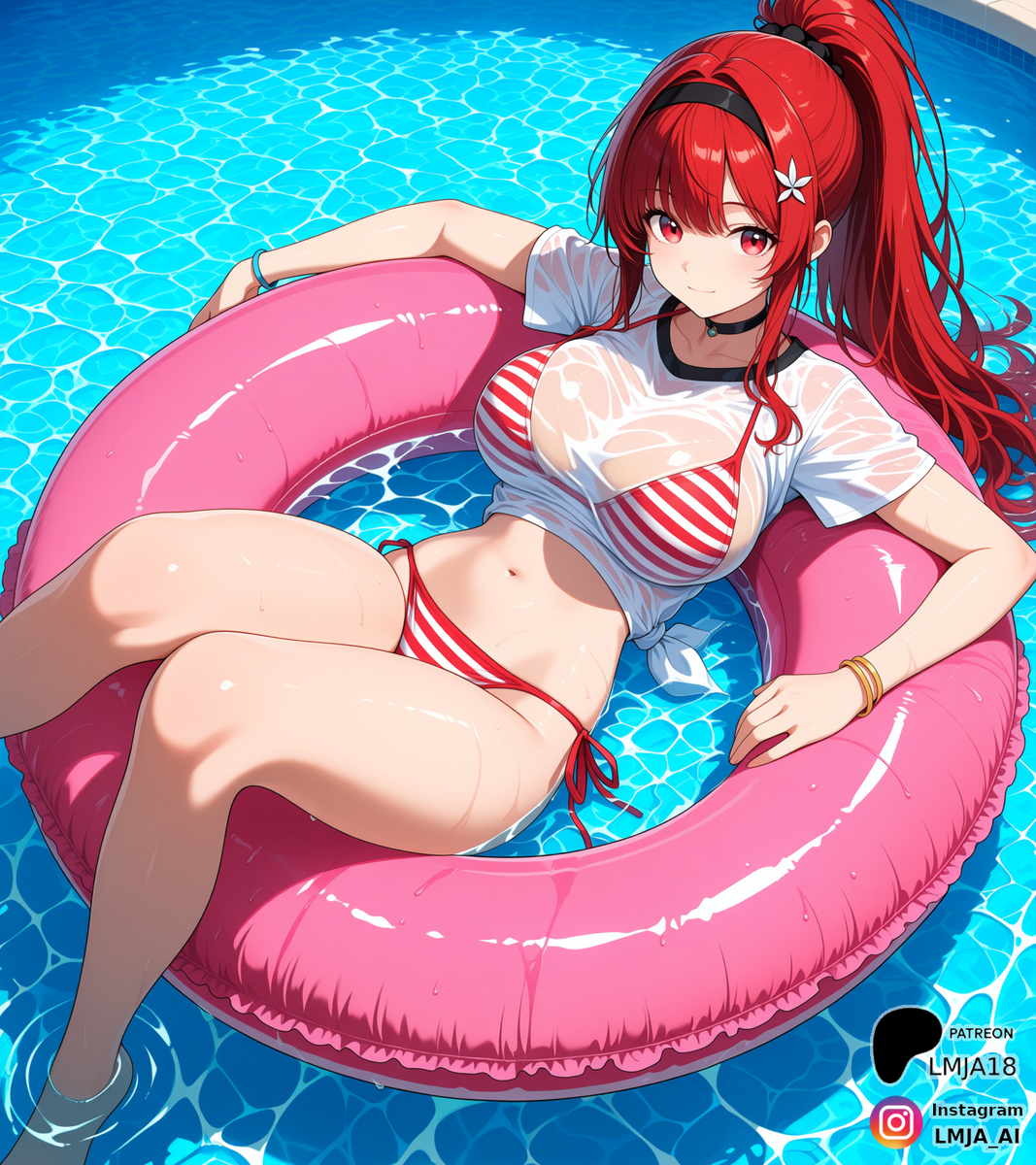 Nikke by the pool?-pixiv插画-作品交流服务