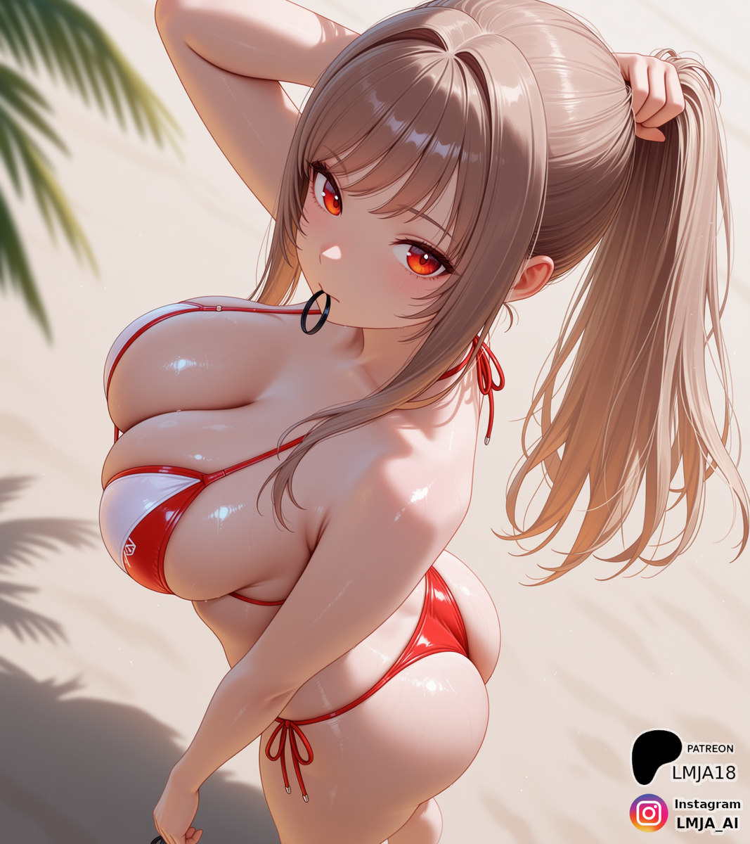 Getting ready for a swim <3-pixiv插画-作品交流服务