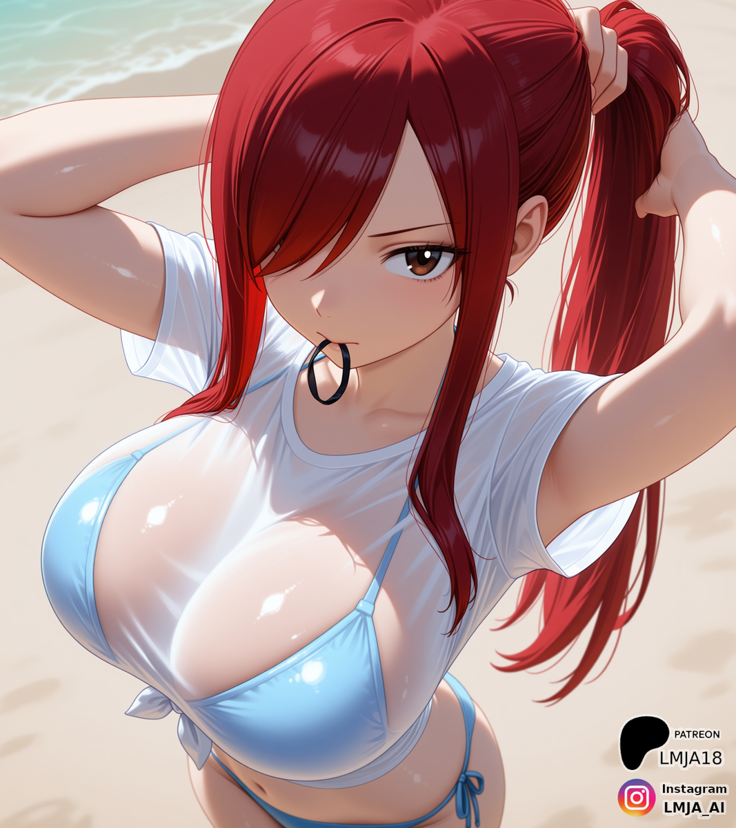 图片[6]-Getting ready for a swim <3-pixiv插画-作品交流服务