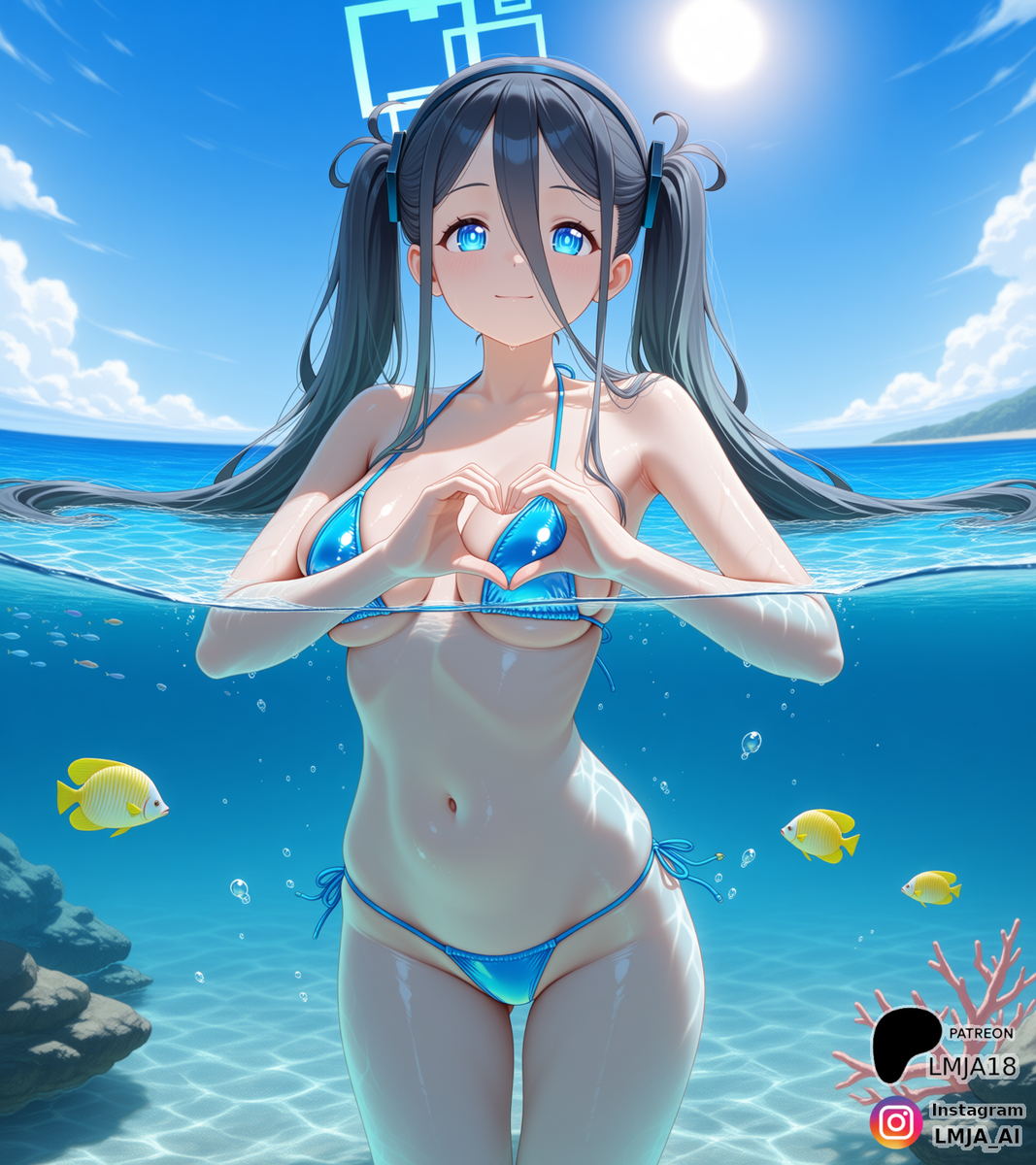 Let's go for a swim 💕-pixiv插画-作品交流服务