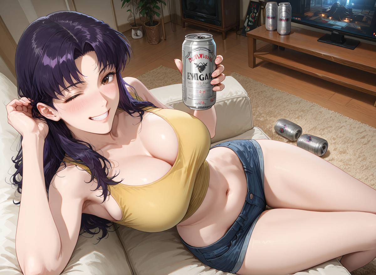 Misato Katsuragi❤️‍🔥❤️‍🔥❤️‍🔥❤️‍🔥-pixiv插画-作品交流服务