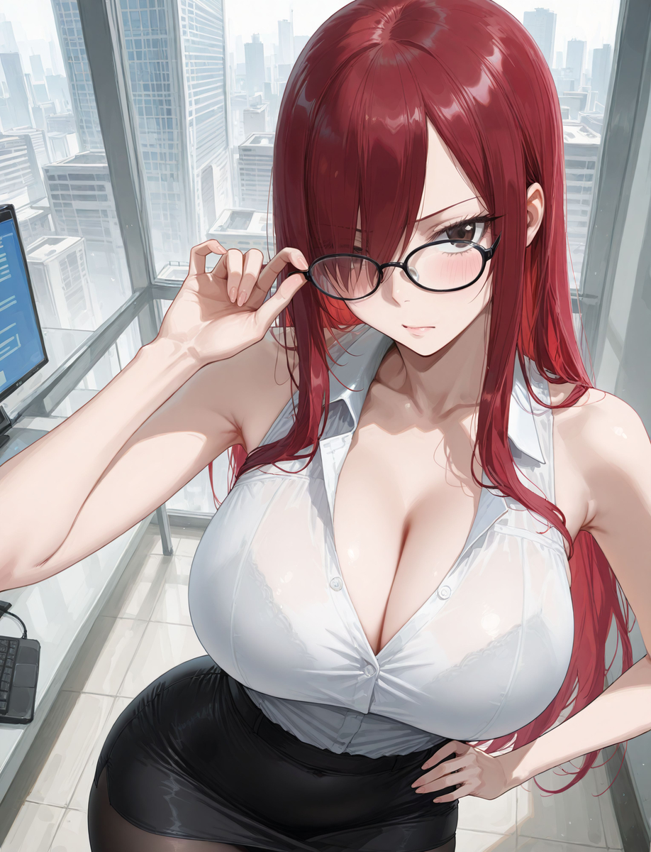 Erza scarlet-pixiv插画-作品交流服务