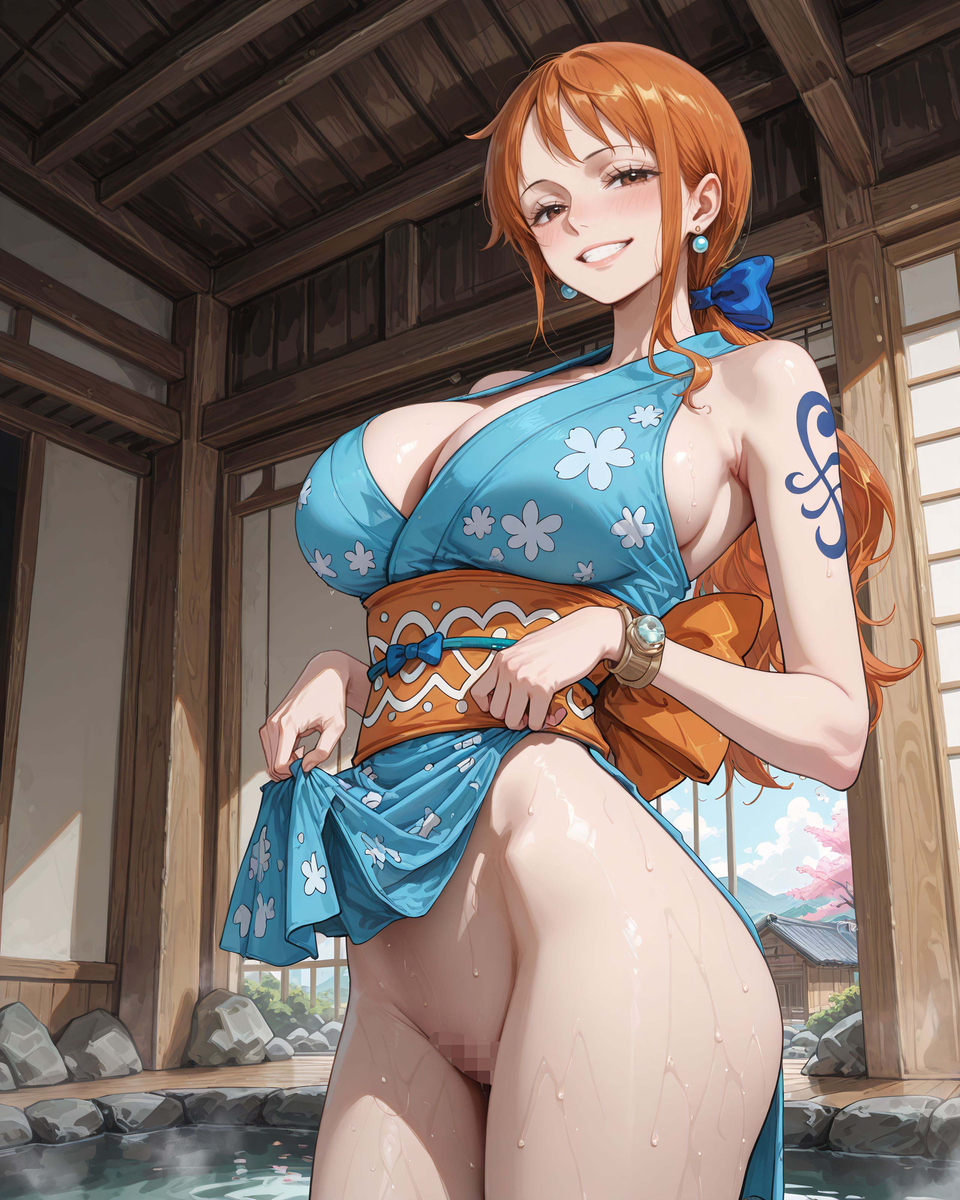 Nami❤️‍🔥❤️‍🔥❤️‍🔥❤️‍🔥❤️‍🔥❤️‍🔥-pixiv插画-作品交流服务