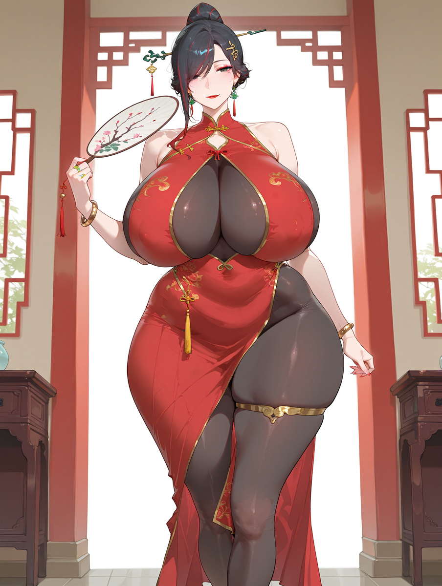 丰满无比的老板娘——符红叶-pixiv插画-作品交流服务