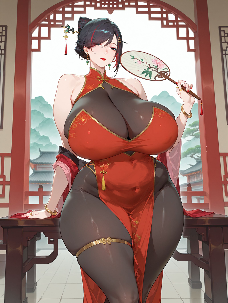 丰满无比的老板娘——符红叶-pixiv插画-作品交流服务