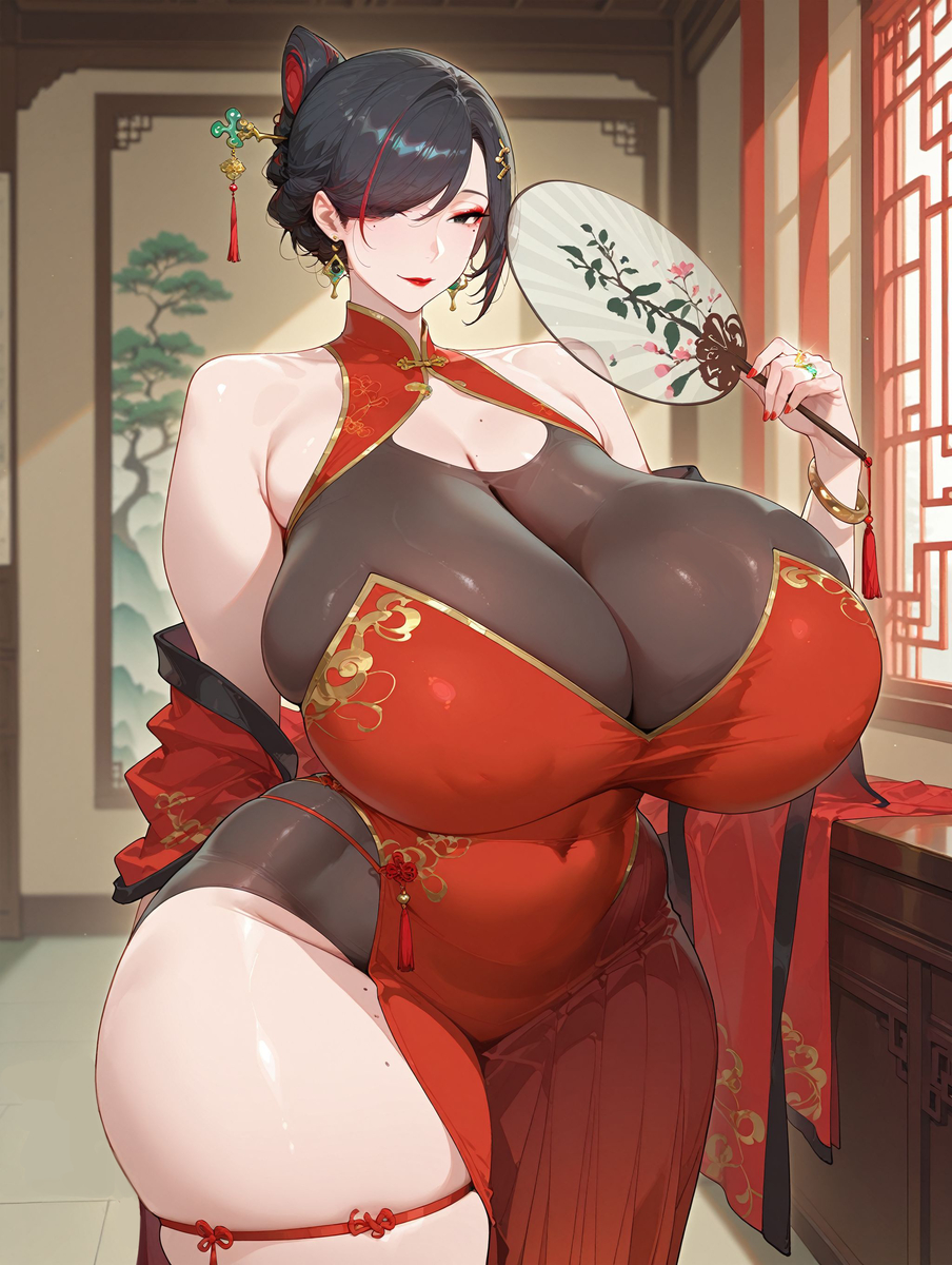 图片[5]-丰满无比的老板娘——符红叶-pixiv插画-作品交流服务