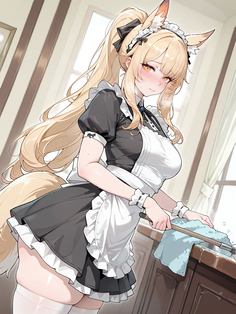 小女仆瑕光-pixiv插画-作品交流服务