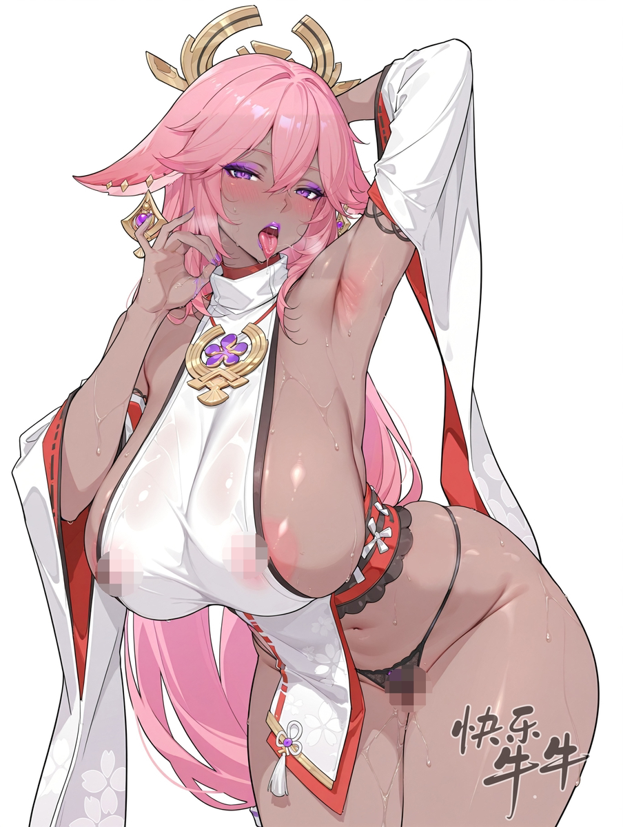 （补档）小巷里饥渴的粉毛狐狸小姐-pixiv插画-作品交流服务