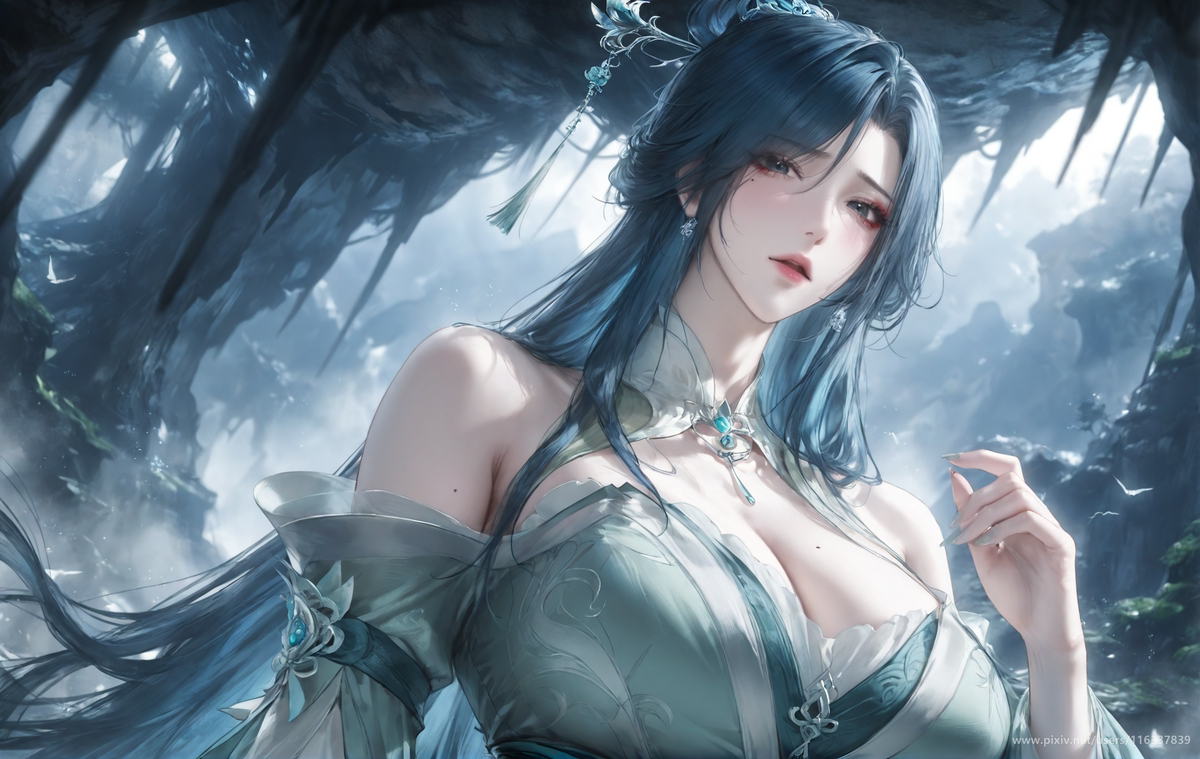 琼明神女-pixiv插画-作品交流服务