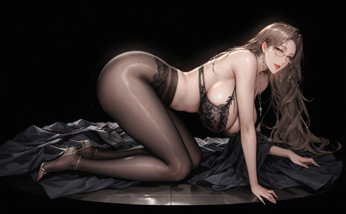 黑丝御姐-pixiv插画-作品交流服务