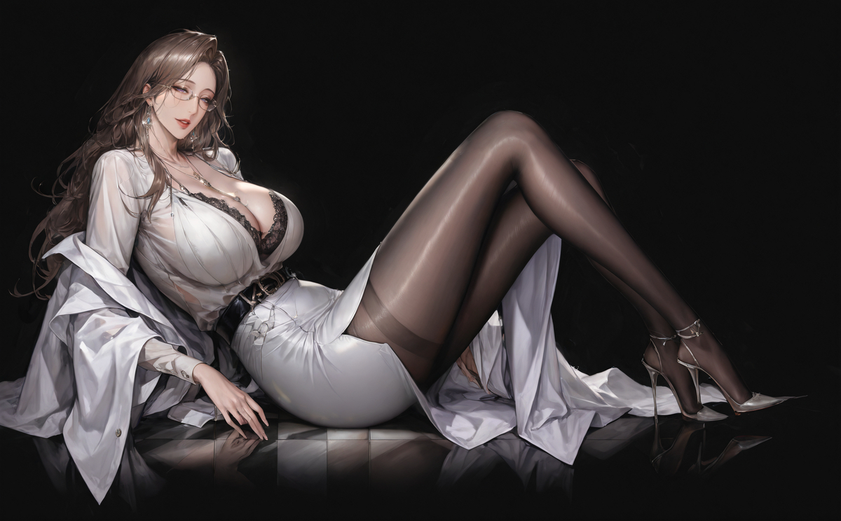 黑丝御姐-pixiv插画-作品交流服务