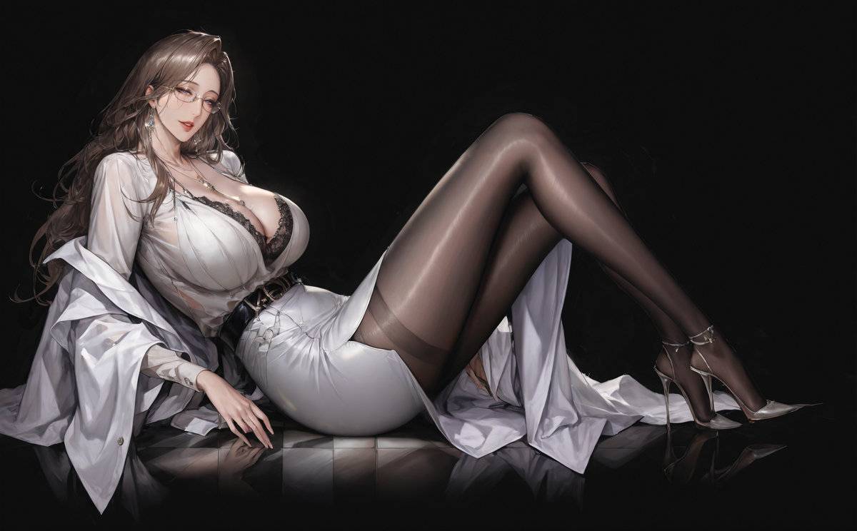 黑丝御姐-pixiv插画-作品交流服务