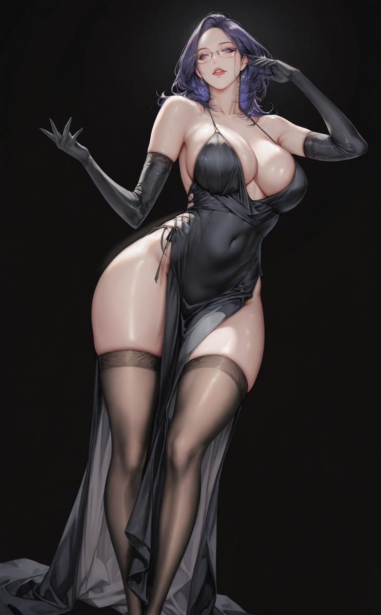 黑丝金美婷-pixiv插画-作品交流服务