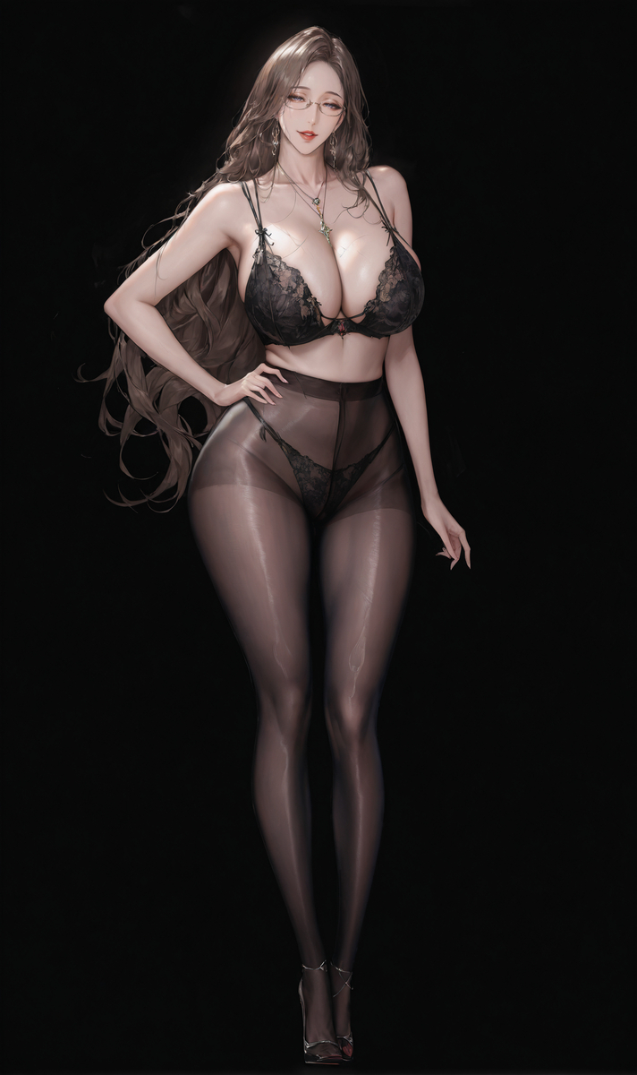 黑丝翘臀-pixiv插画-作品交流服务