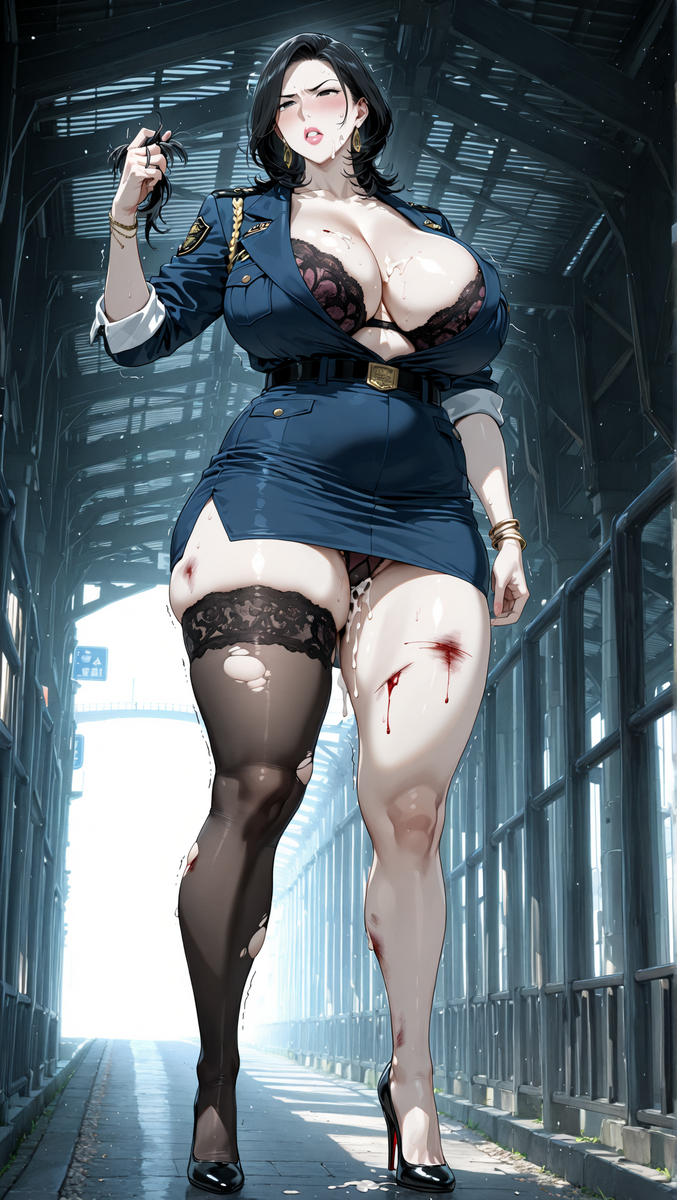 女警夫人-pixiv插画-作品交流服务