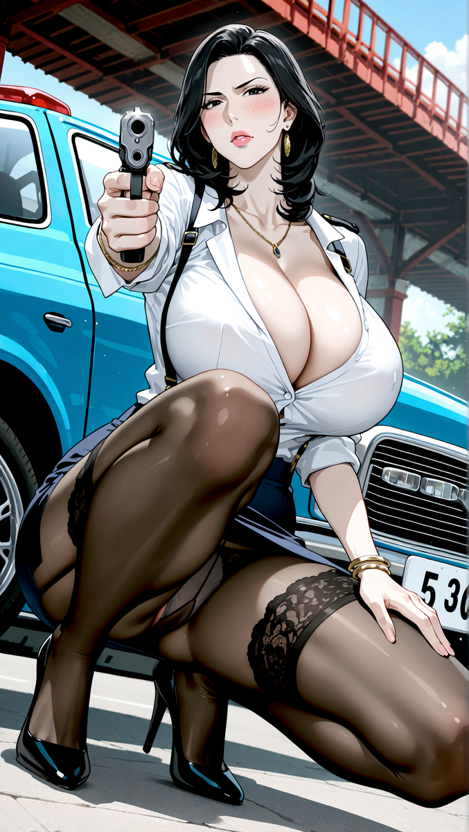 女警夫人-pixiv插画-作品交流服务