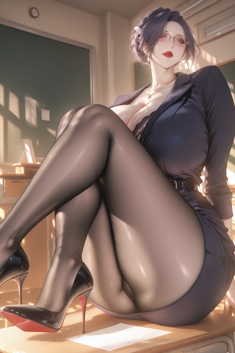 黑丝金美婷-pixiv插画-作品交流服务