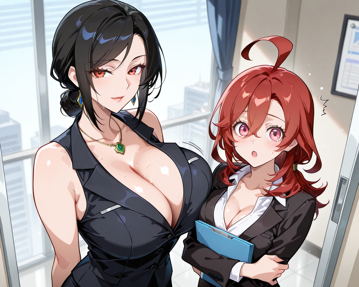 Office Lady-pixiv插画-作品交流服务