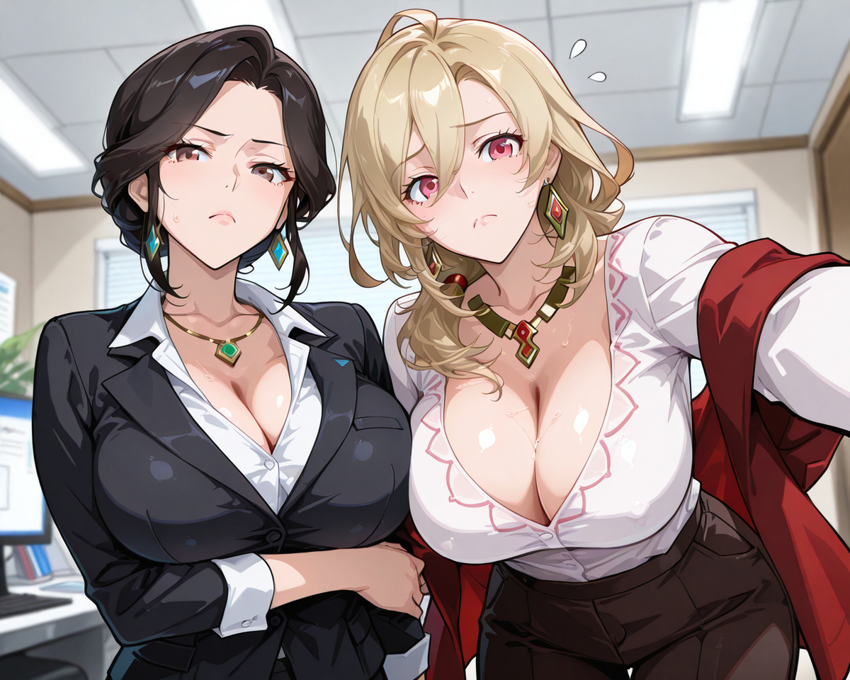 Office Lady-pixiv插画-作品交流服务