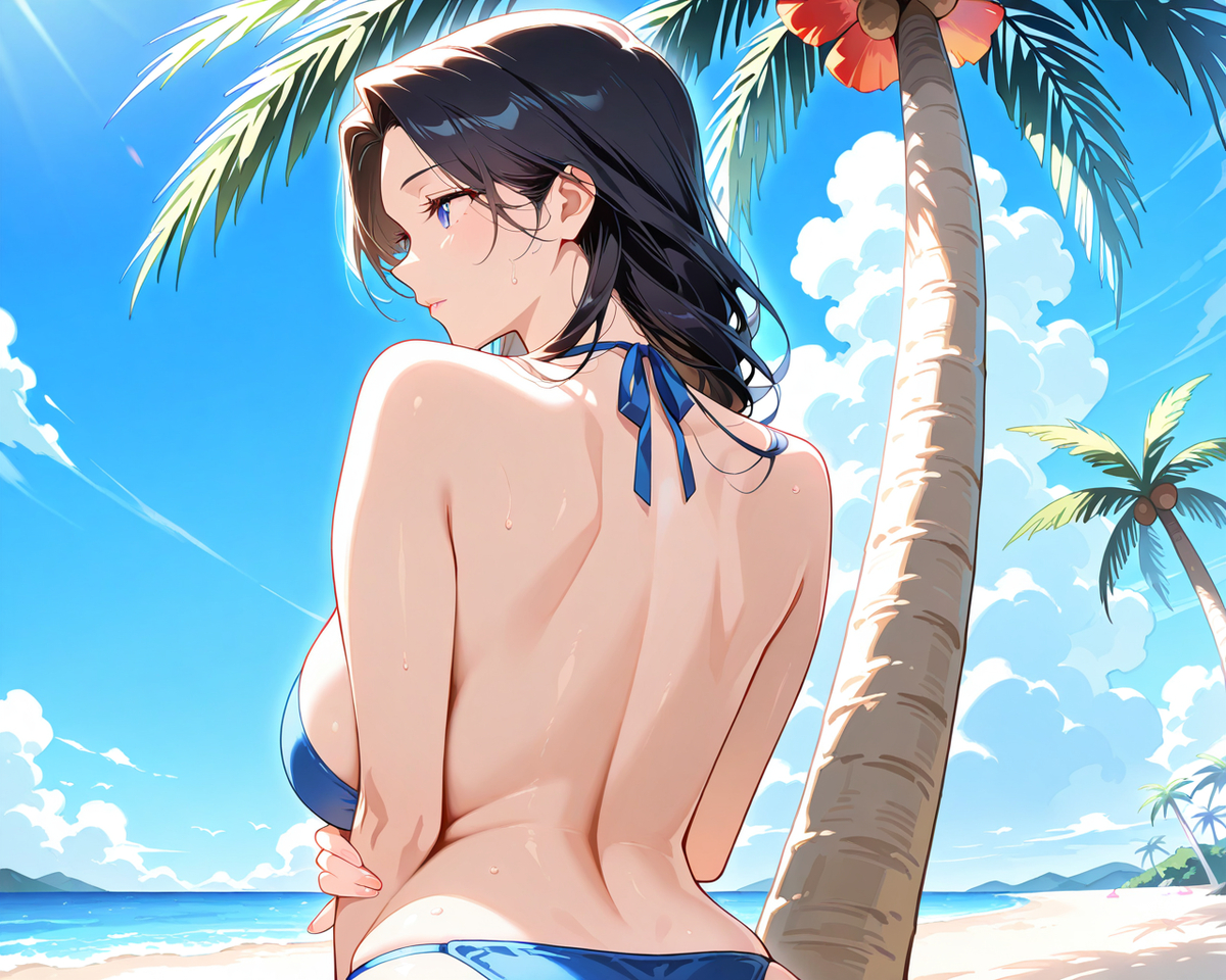 A Day At The Beach-pixiv插画-作品交流服务