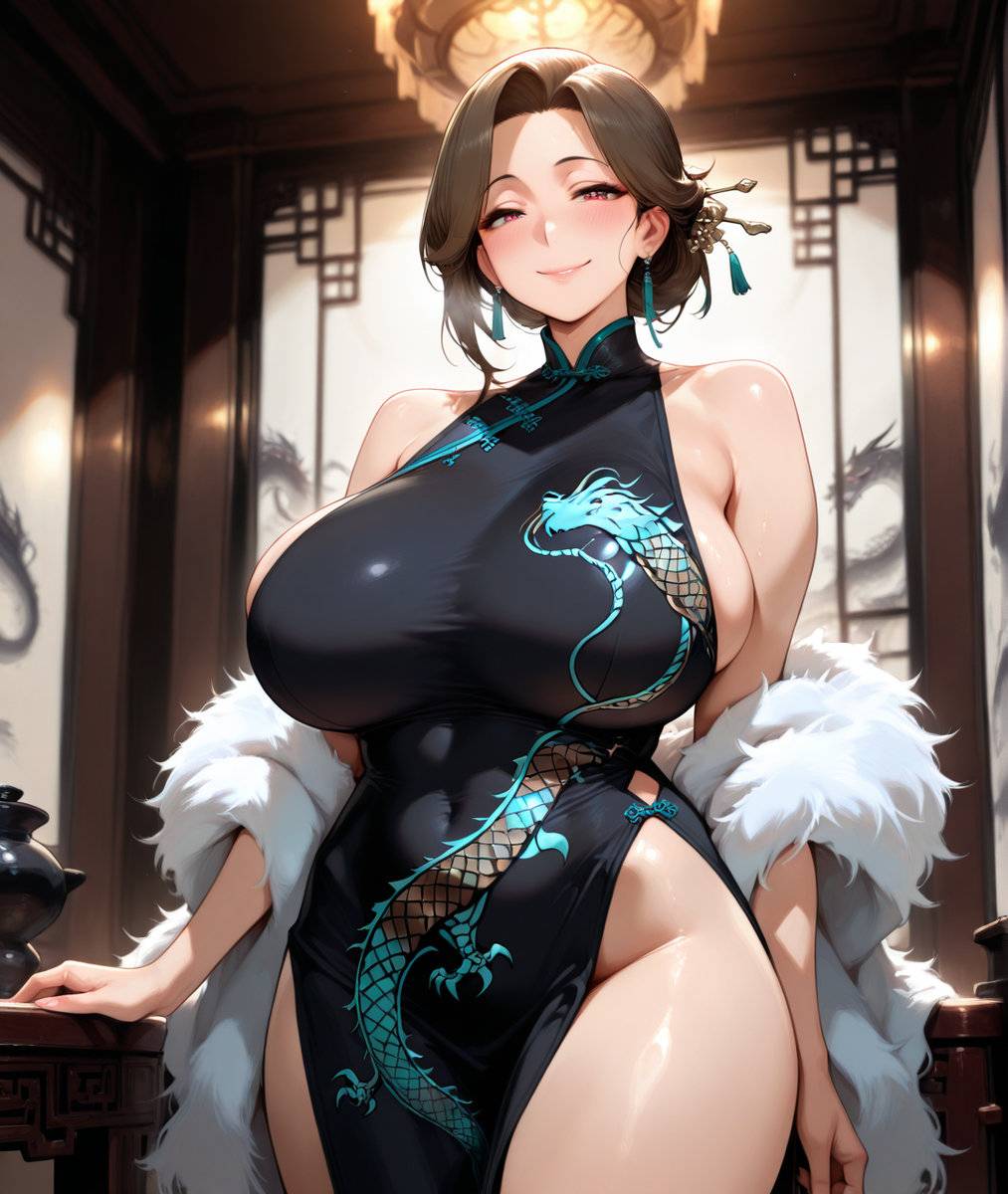 Black Dragon Dress 2.0-pixiv插画-作品交流服务
