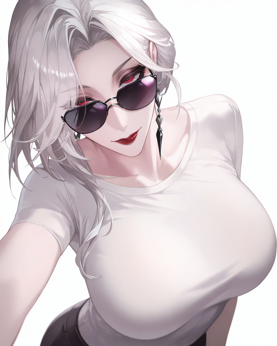 Sunglasses-pixiv插画-作品交流服务