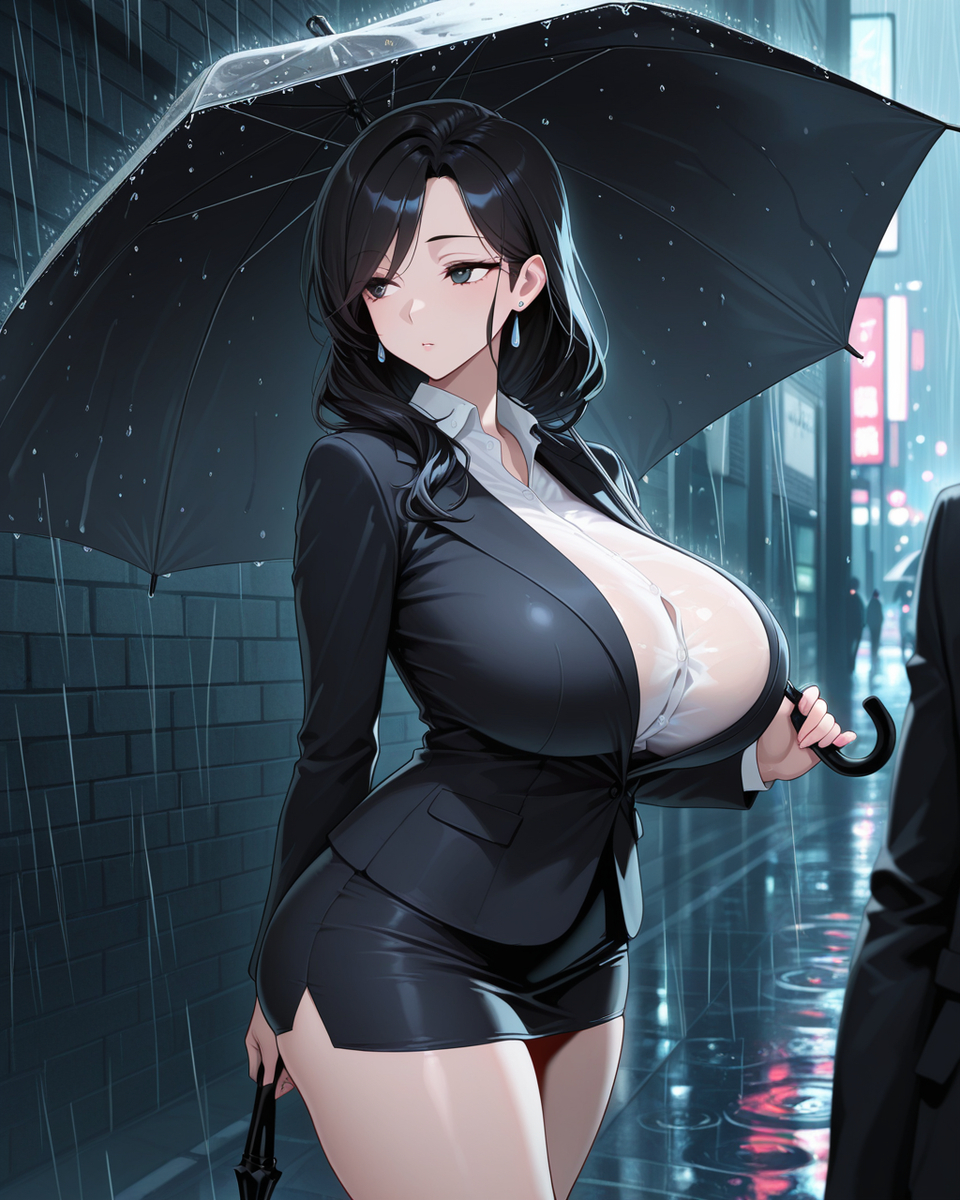 Raining-pixiv插画-作品交流服务