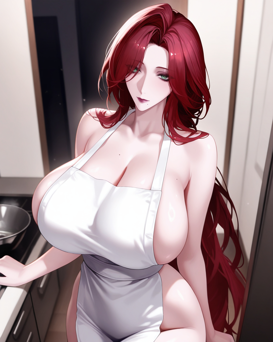 Naked Apron-pixiv插画-作品交流服务