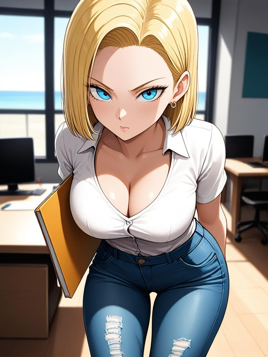 人造人間18号 04-pixiv插画-作品交流服务