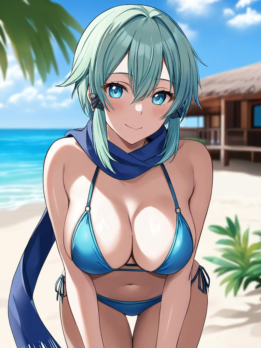 朝田詩乃 01-pixiv插画-作品交流服务