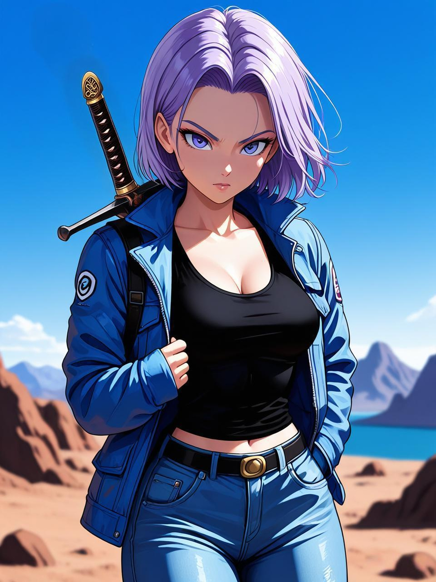 トランクス 女体化01-pixiv插画-作品交流服务