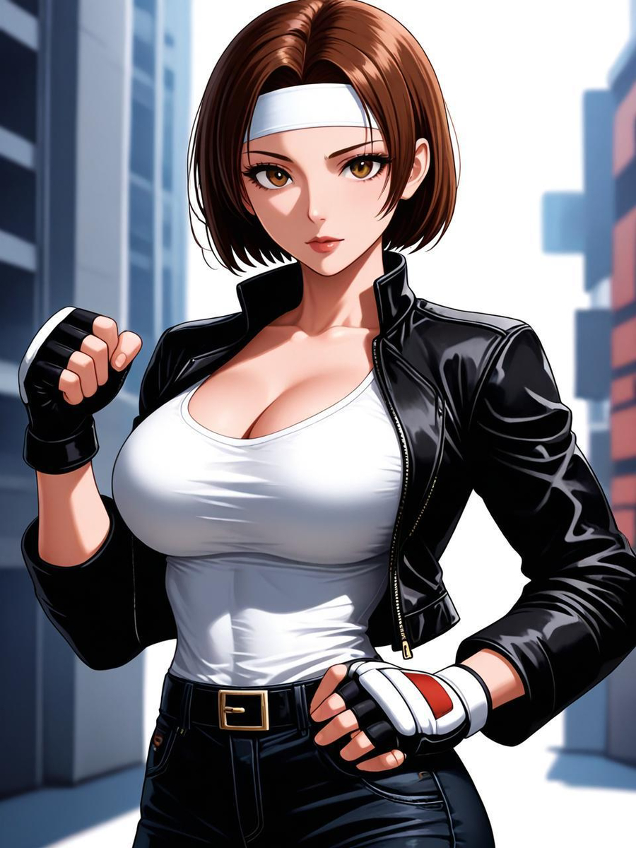 草薙京 女体化02-pixiv插画-作品交流服务