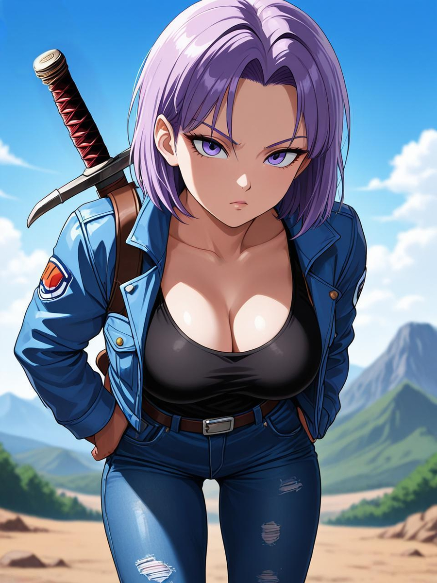 トランクス 女体化02-pixiv插画-作品交流服务