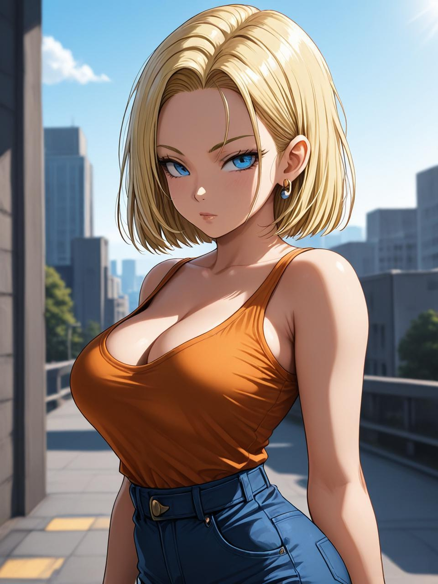 人造人間18号 06-pixiv插画-作品交流服务