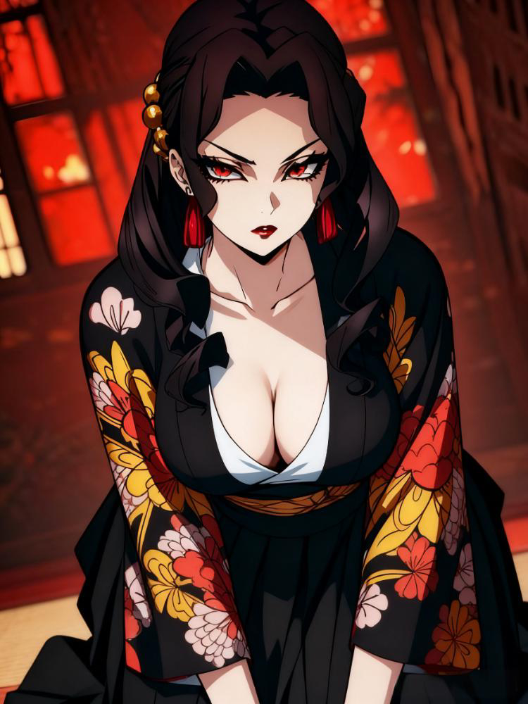 鬼舞辻無惨 女体化05-pixiv插画-作品交流服务