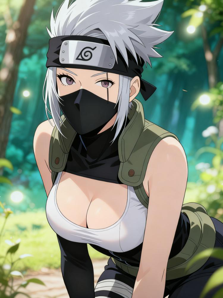 はたけカカシ 女体化01-pixiv插画-作品交流服务