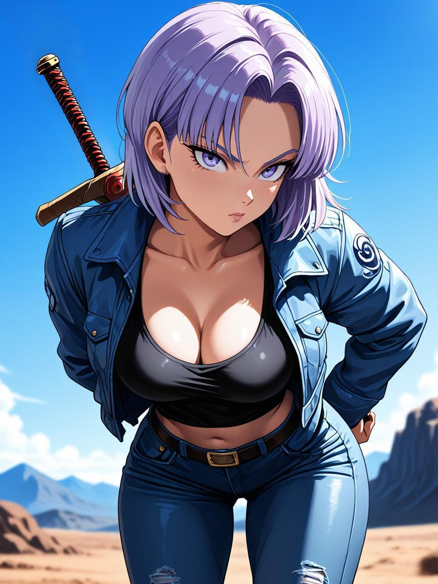 トランクス 女体化04-pixiv插画-作品交流服务