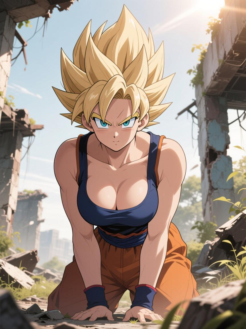 孫悟空 女体化01-pixiv插画-作品交流服务